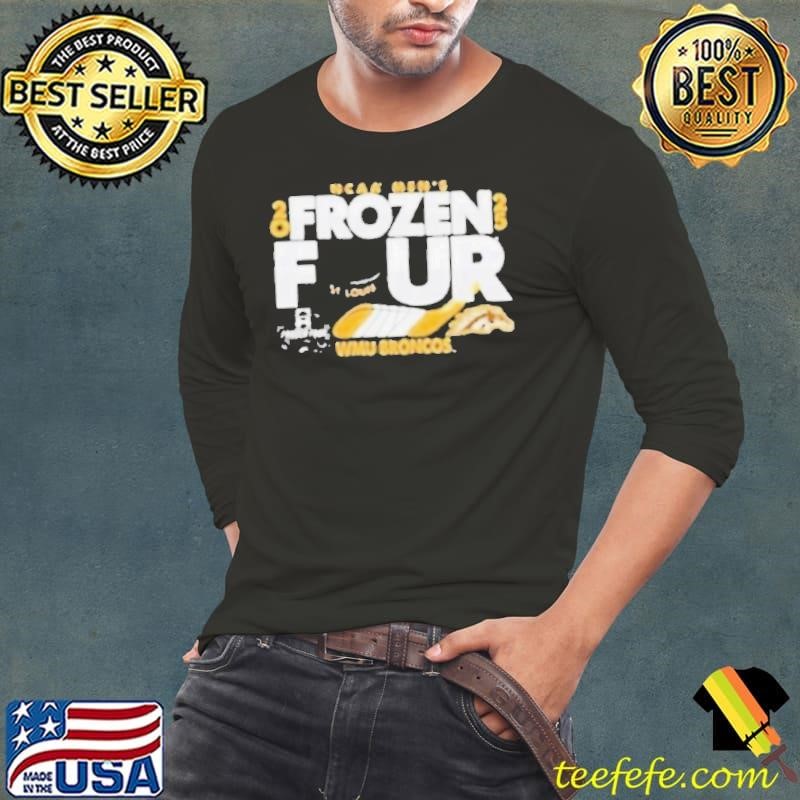 Western Michigan Broncos Frozen Four 2025 NCAA Men’s Hockey Champions St Louis Long Sleeve Tee