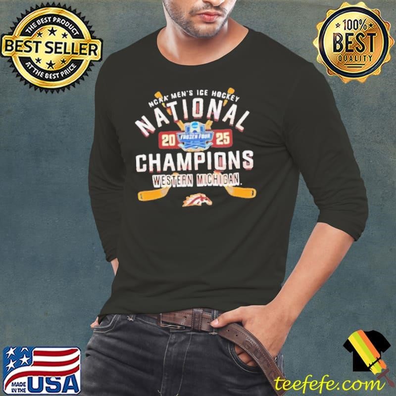 Western Michigan Broncos NCAA Men's Ice Hockey 2025 National Champions shirt