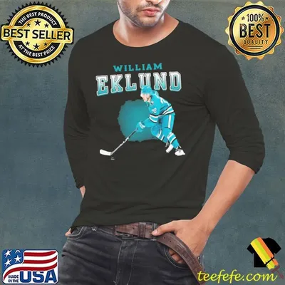 William Eklund Swedish professional ice hockey forward San Jose Sharks T-Shirt