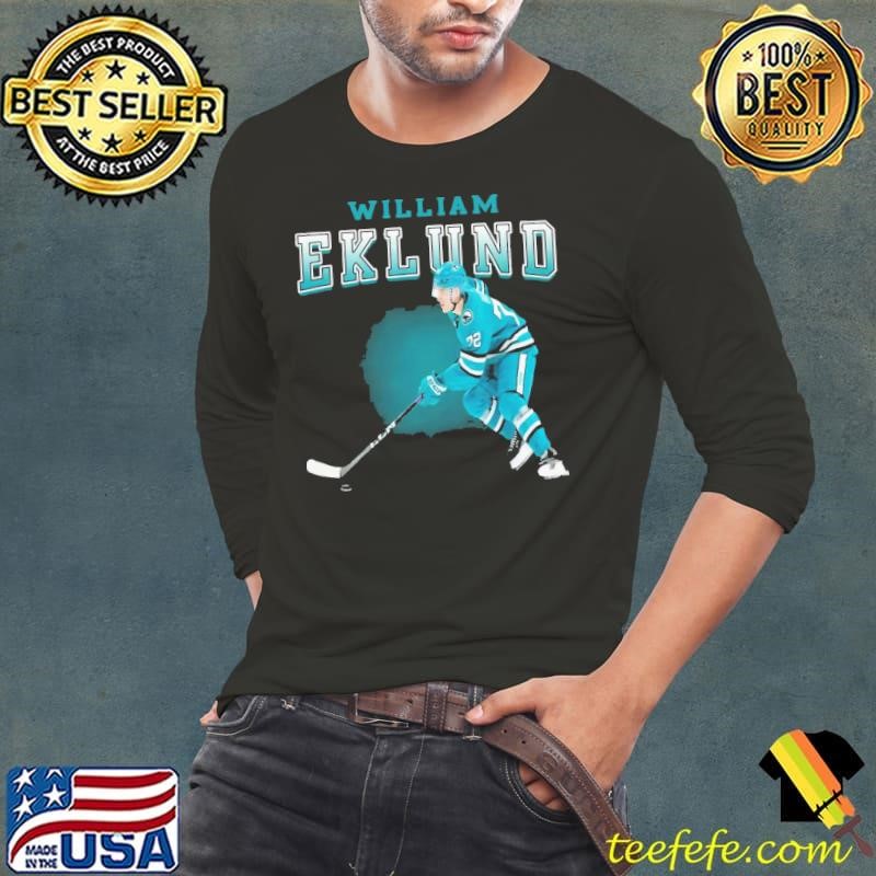 William Eklund Swedish professional ice hockey forward San Jose Sharks T-Shirt