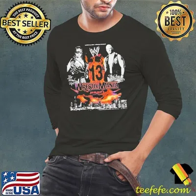 WrestleMania 13 Bret Hart vs. Stone Cold Steve Austin Boxy shirt