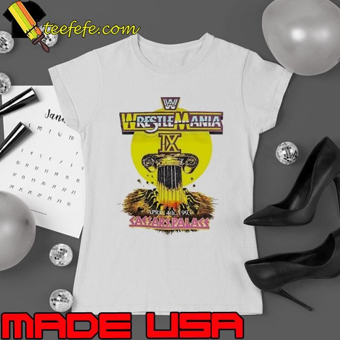 Wrestlemania IX Caesars Palace April 4th 1993 Ladies tee
