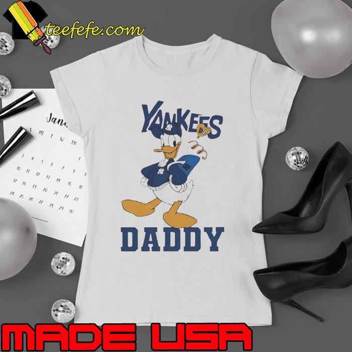 Yankees Baseball Donald Duck Ladies tee