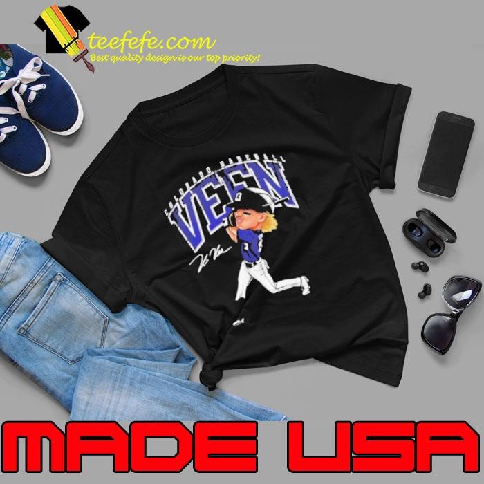 Zac Veen Colorado Rockies cartoon signature Unisex