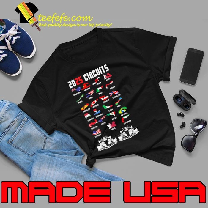 2025 Circuits Formula Racing Race Track Car Fan Unisex
