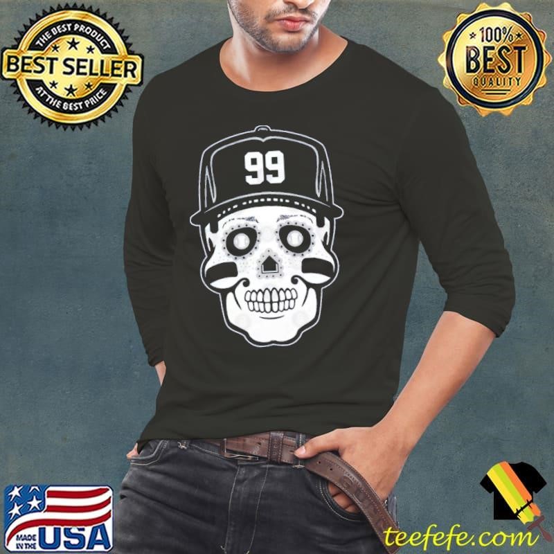 Aaron Judge American professional baseball outfielder Sugar Skull Long Sleeve Tee