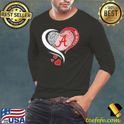Alabama Crimson Tide in heart it’s in my DNA shirt