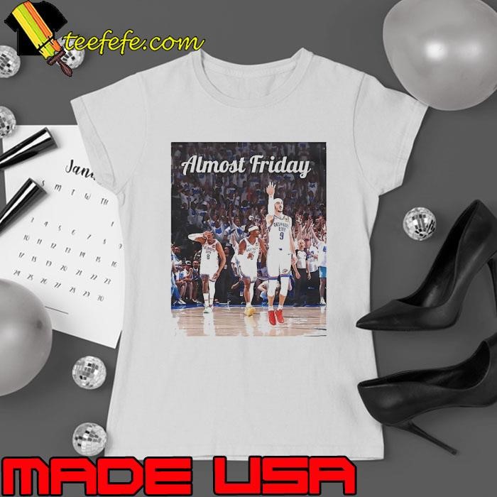 Alex Caruso Oklahoma City Thunder Almost Friday NBA basketball Ladies tee