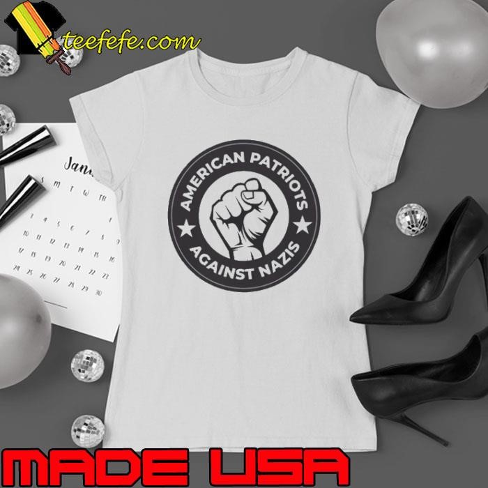 American Patriots Against Nazis Strong Hand Stars Ladies tee