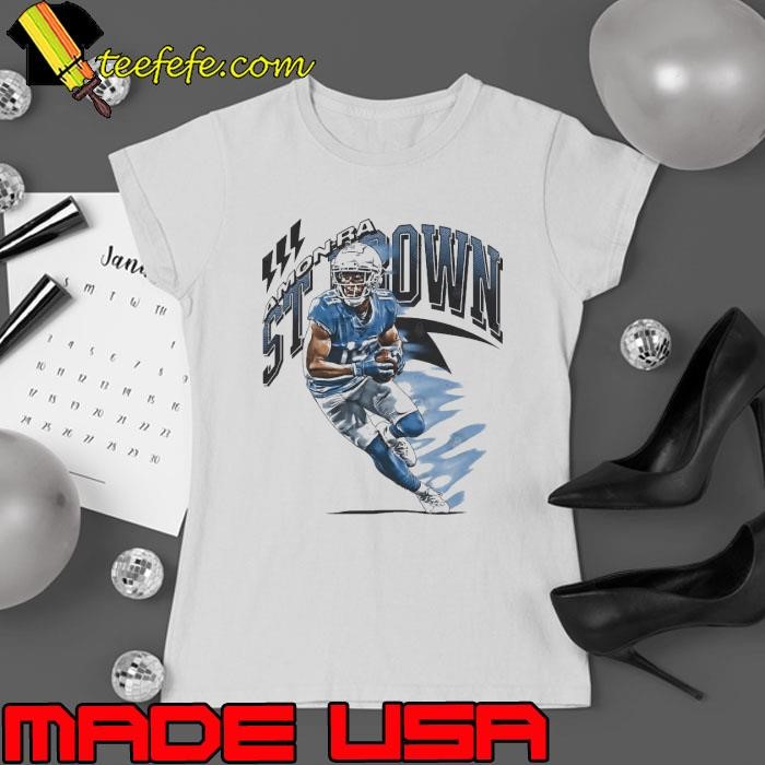Amon-Ra St. Brown Detroit Retro Football Ladies tee