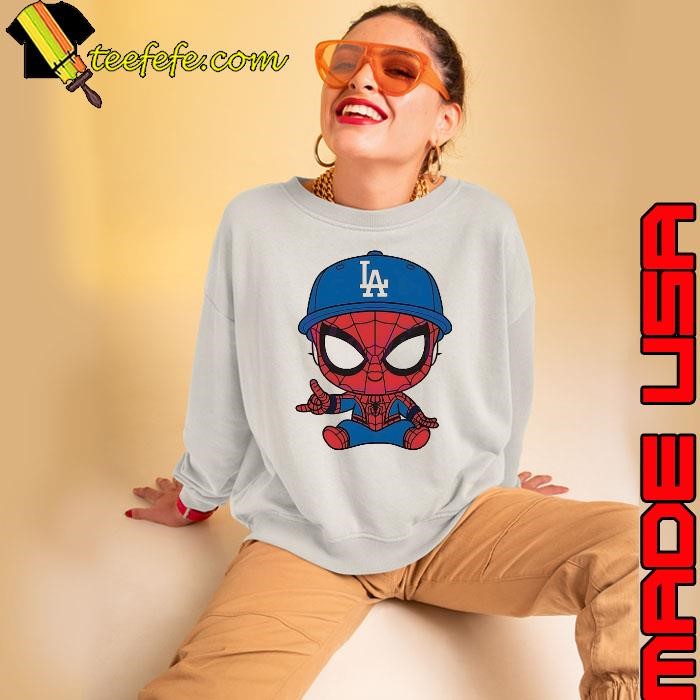 Baby Spiderman Los Angeles Dodgers shirt