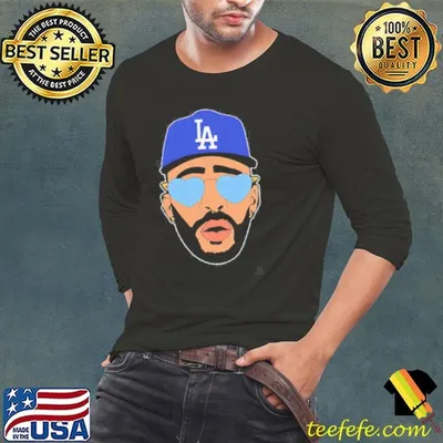 Bad Bunny Dodgers Big Head shirt