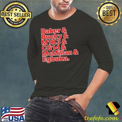 Baker Bucky M1K3 CG14 McMillan Egbuka shirt