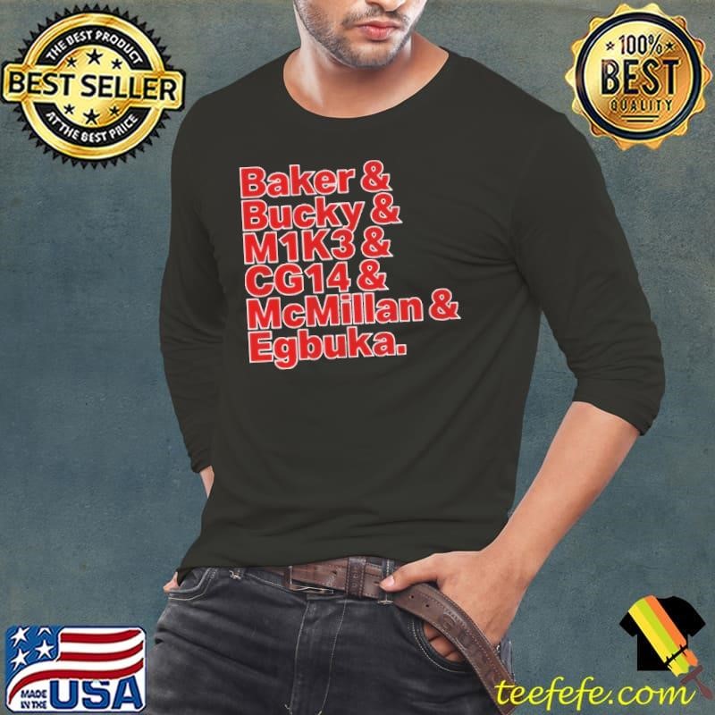 Baker Bucky M1K3 CG14 McMillan Egbuka Long Sleeve Tee