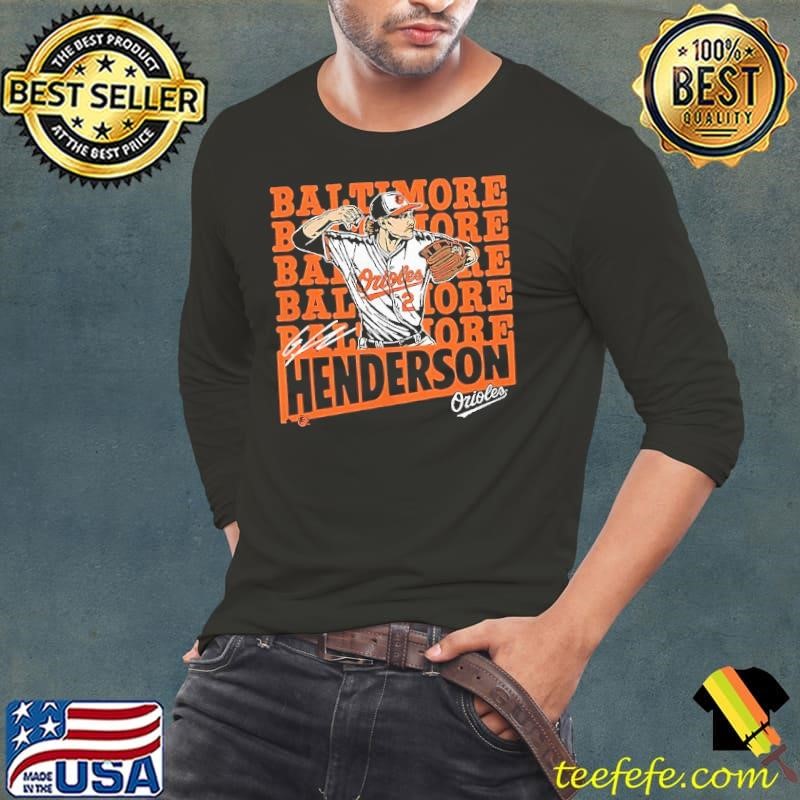 Baltimore Orioles Gunnar Henderson MLB baseball player graphic shirt