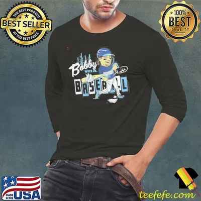 Bobby Witt Jr. 7 Kansas City Royals baseball caricature shirt