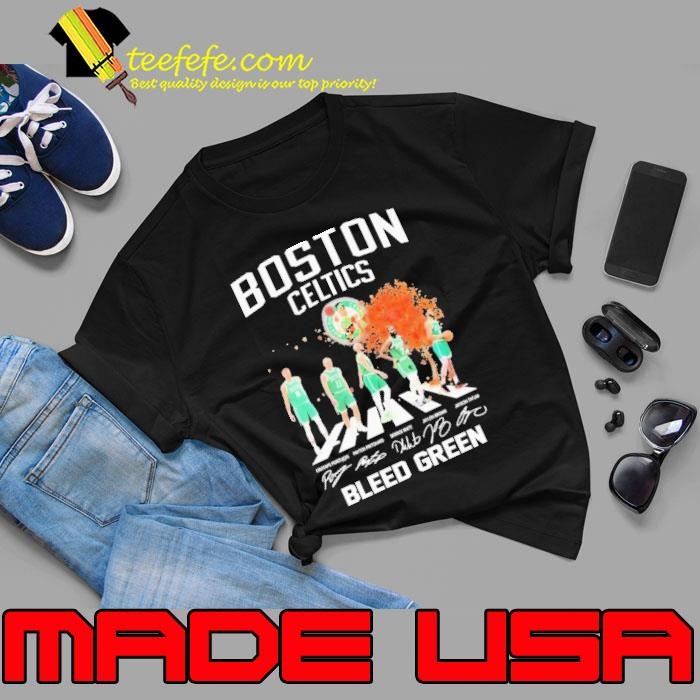 Boston Celtics Bleed Green Abbey Road Signatures Unisex