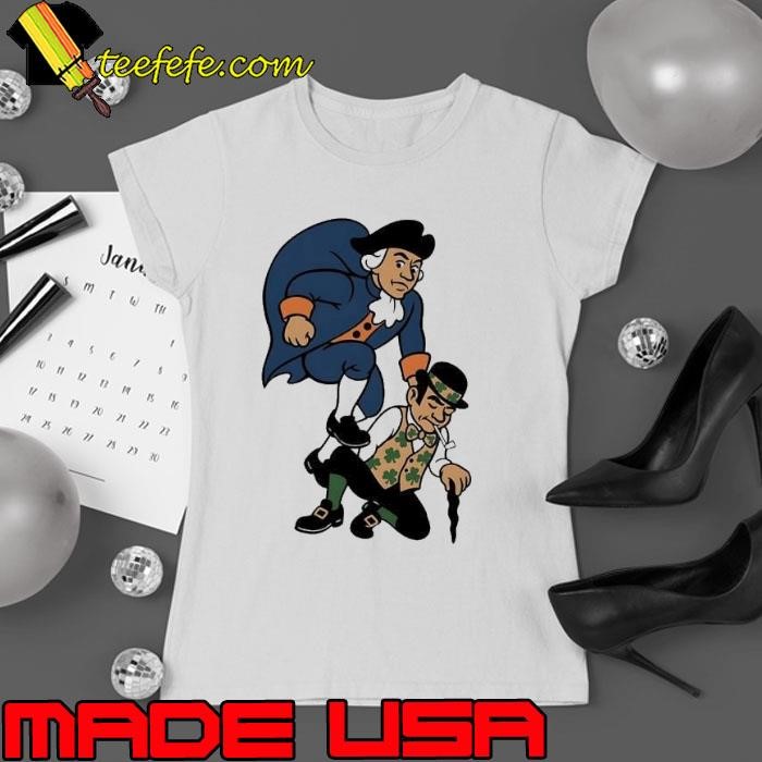 Boston Celtics Suck cartoon Ladies tee