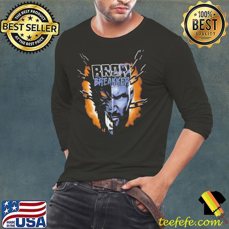 Bron Breakker ripple junction half wolf WWE Long Sleeve Tee
