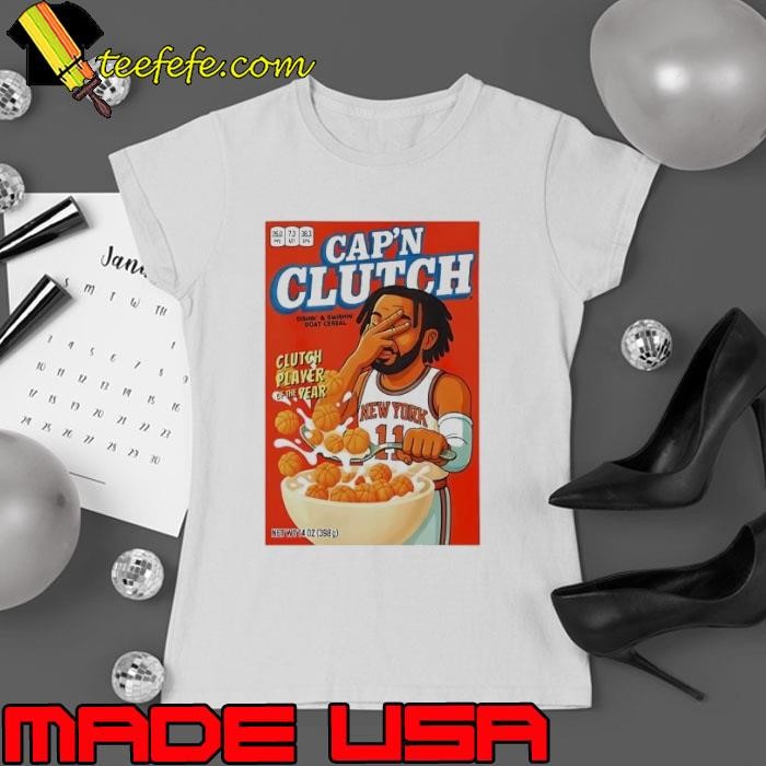 Captain Clutch Jalen Brunson New York Knicks Ladies tee