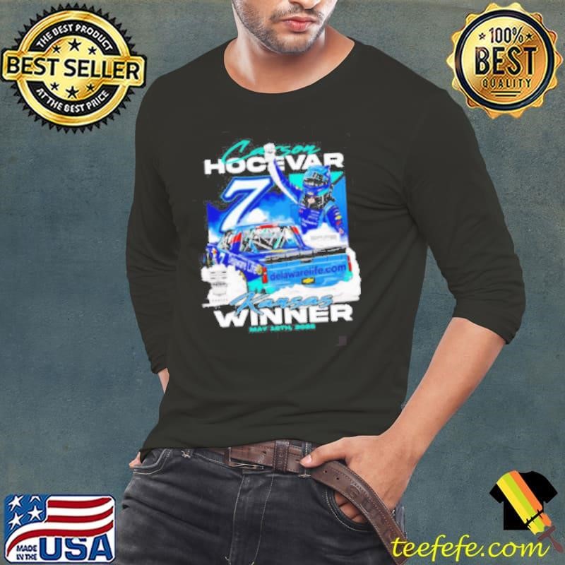 Carson Hocevar Kansas winner Long Sleeve Tee