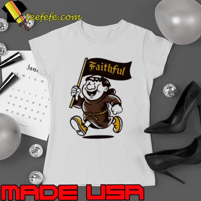 Cartoon Monk San Diego Padres Faithful Ladies tee