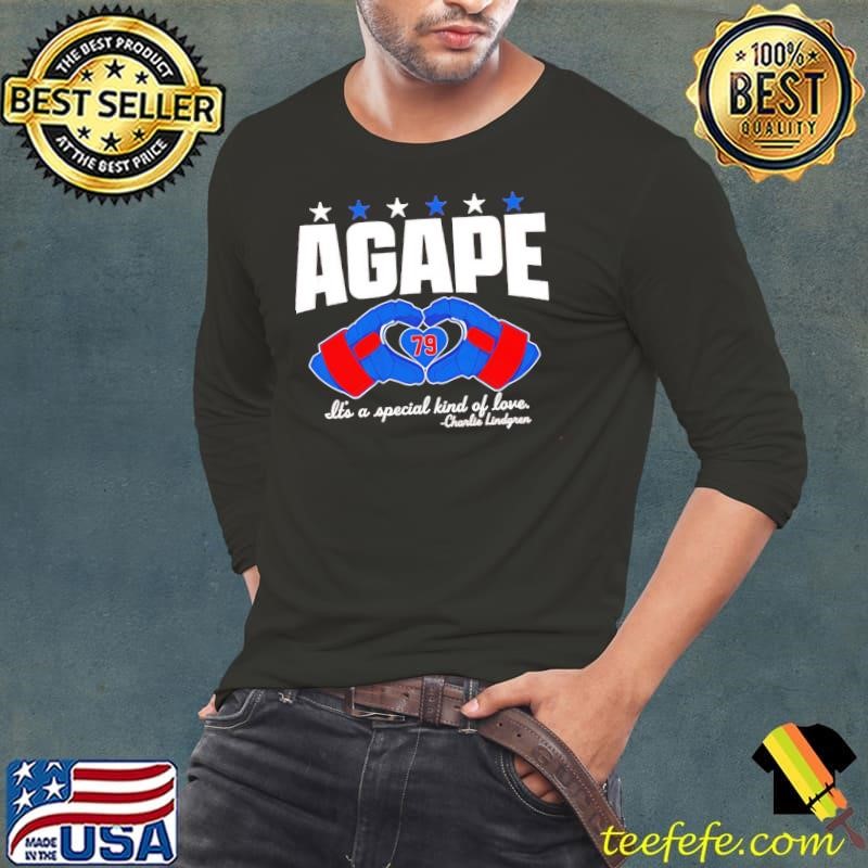 Charlie Lindgren Washington Capitals Agape love it’s a special kind of love shirt