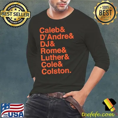 Chicago Bears football Caleb and D’Andre and DJ & Rome and Luther and Cole and Colston shirt