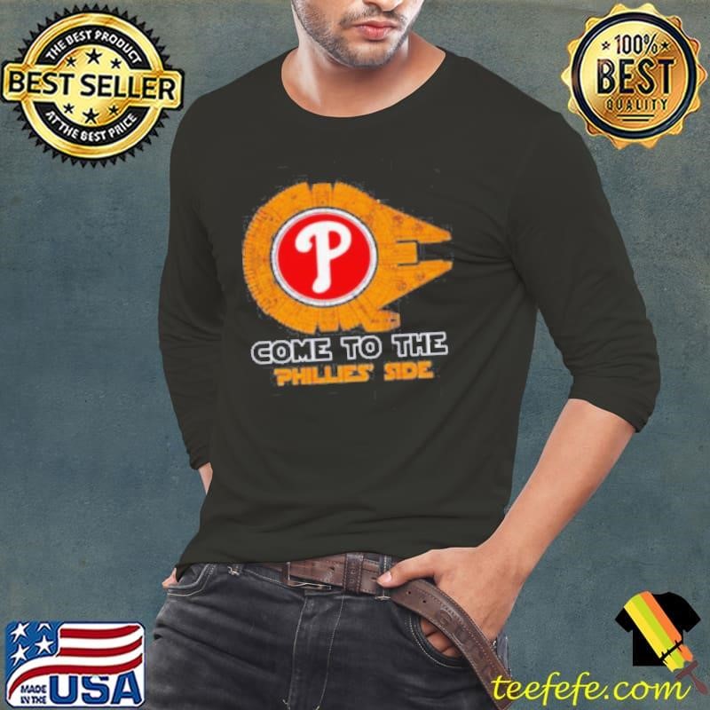 Come to the Philadelphia Phillies sde Star Wars Millennium Falcon shirt