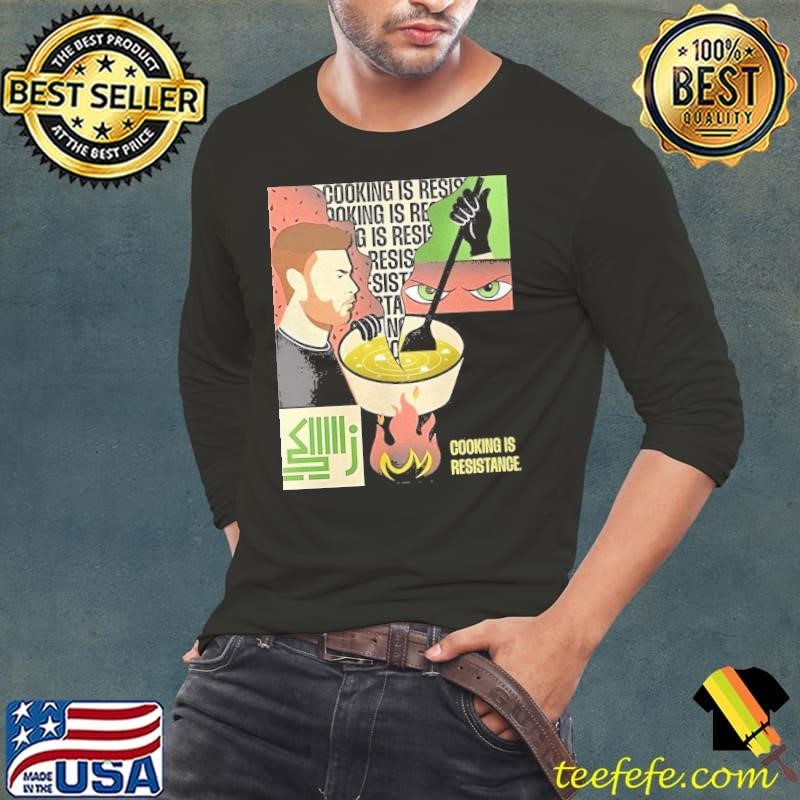 Cooking is resistance Long Sleeve Tee