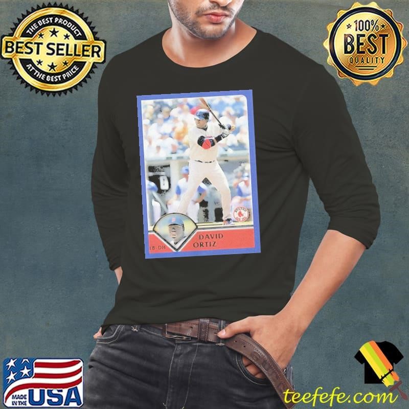 David Ortiz Boston Red Sox MLB baseball card player shirt