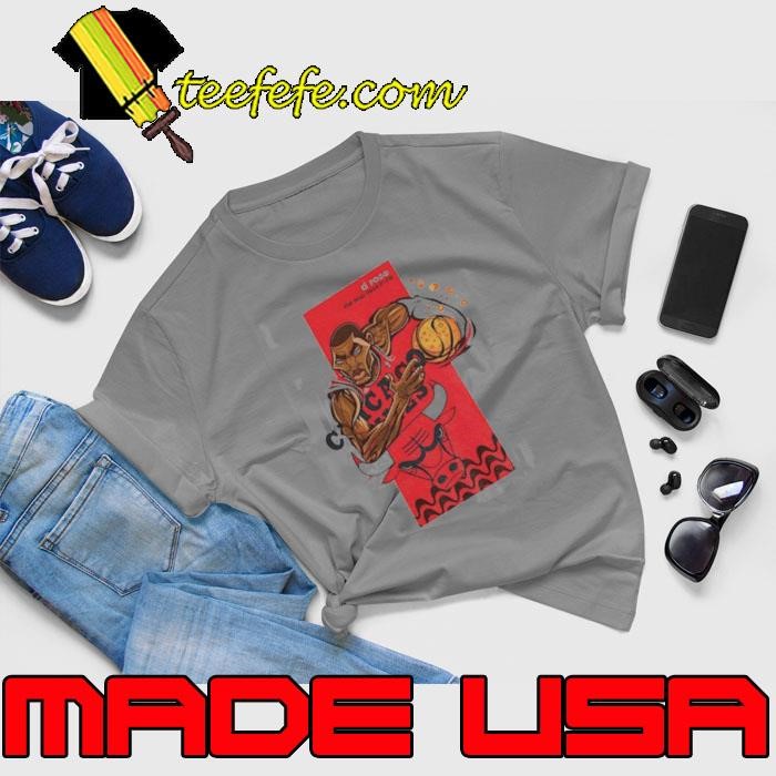 Derrick Rose Chicago Bulls NBA Basketball cartoon the MVP rises in rio shirt