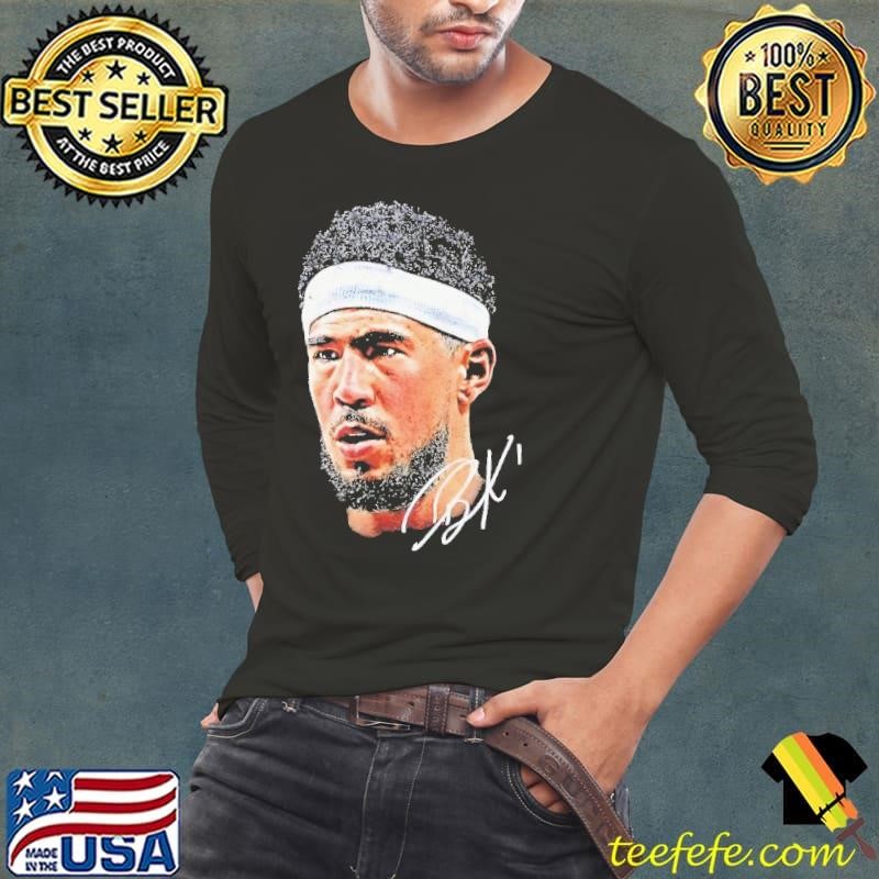 Devin Booker NBA big face signature shirt