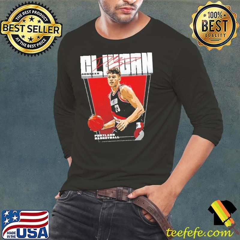 Donovan Clingan Portland Trail Blazers basketball player premiere Long Sleeve Tee