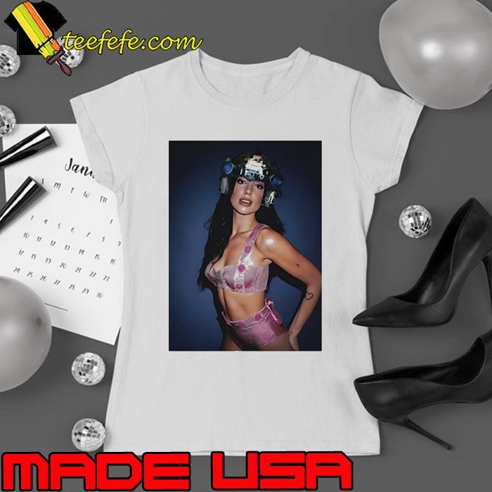 Dua Lipa Sexy Soldier helmet Ladies tee