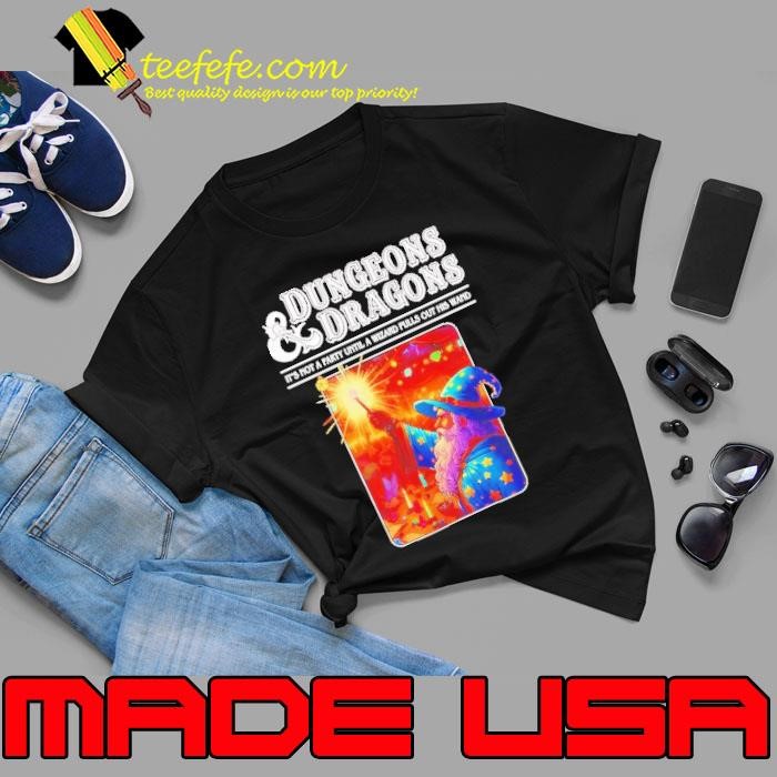 Dungeons and Dragons it’s not a party until a Wizard pulls out his wand Unisex