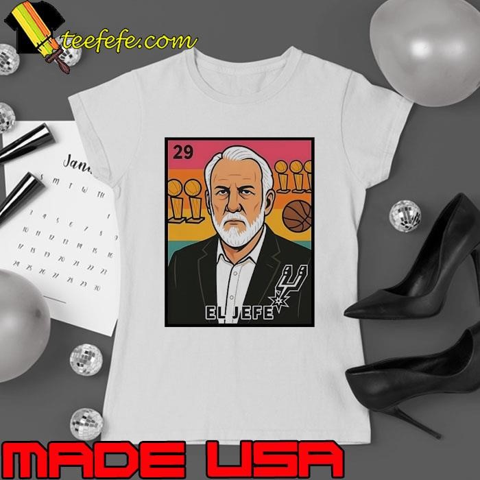 El Jefe porvida San Antonio Spurs Retro Ladies tee