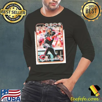 Elly De La Cruz Cincinnati Reds MLB baseball card player shirt