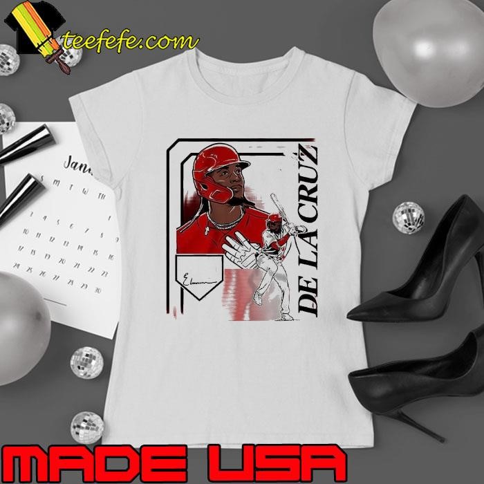 Elly De La Cruz Cincinnati Reds collage frame Ladies tee