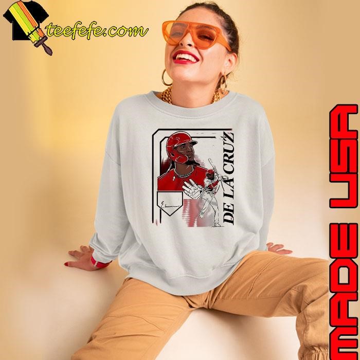 Elly De La Cruz Cincinnati Reds collage frame Sweatshirt