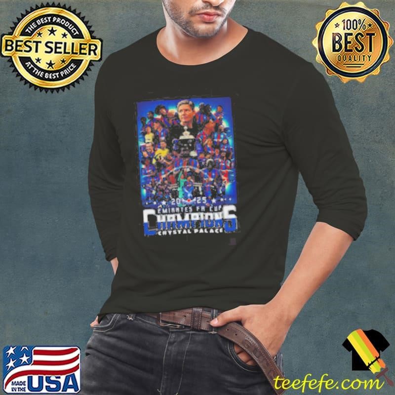 FA Cup Winners Crystal Palace Football Club players 2025 Long Sleeve Tee
