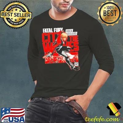 Fatal fury rock howard city of the wolves shirt