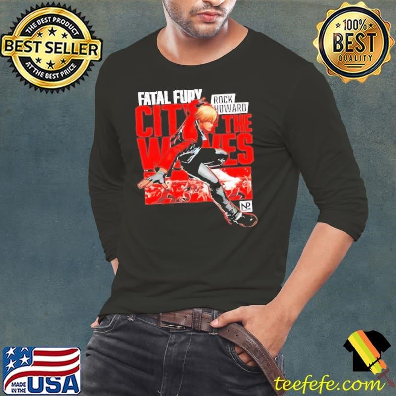 Fatal fury rock howard city of the wolves shirt