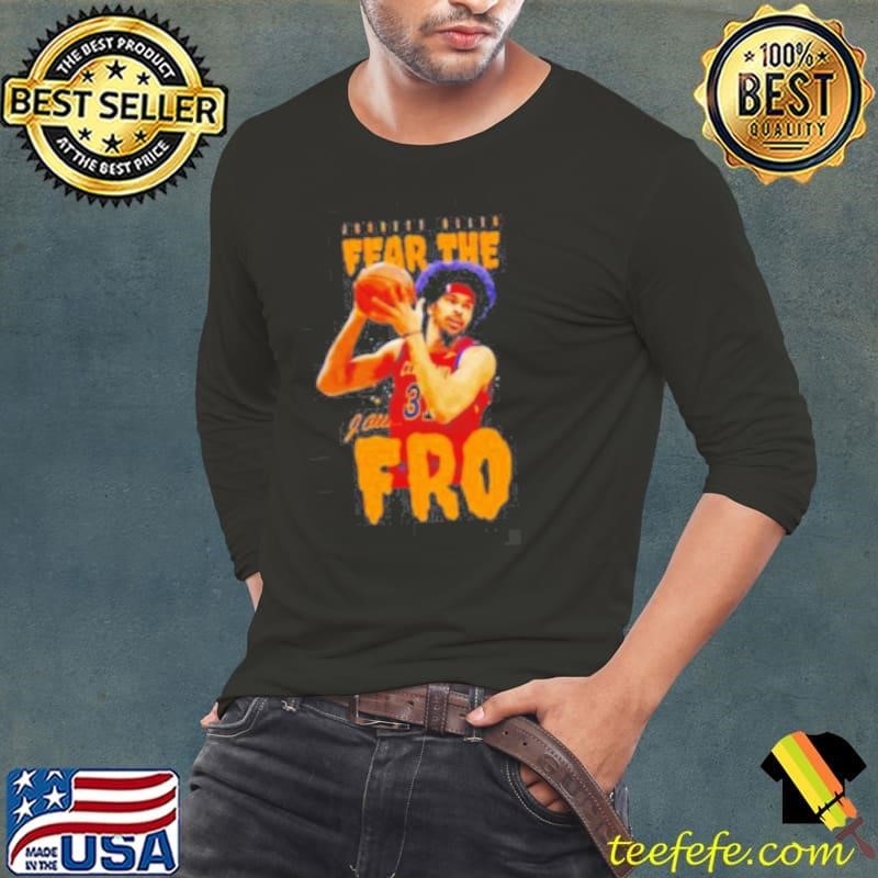 Fear the fro Jarrett Allen Cleveland Cavaliers signature Long Sleeve Tee