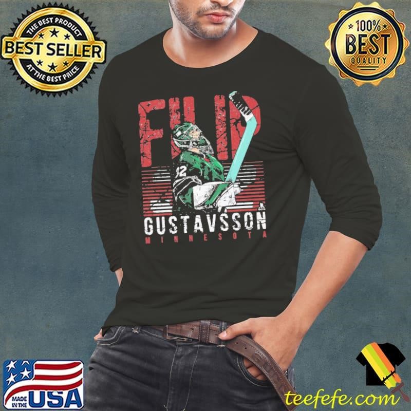 Filip Gustavsson Minnesota Player Name Long Sleeve Tee