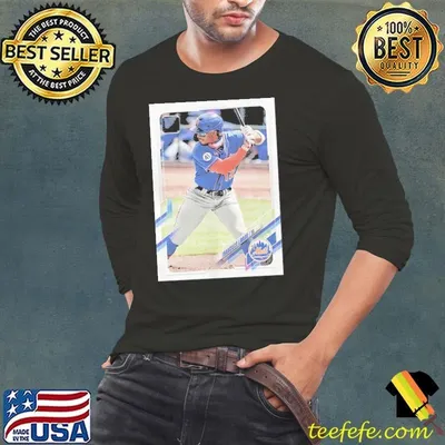 Francisco Lindor New York Mets MLB baseball card player shirt