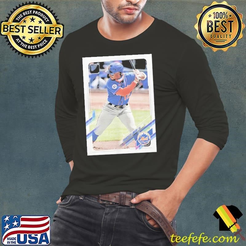 Francisco Lindor New York Mets MLB baseball card player shirt