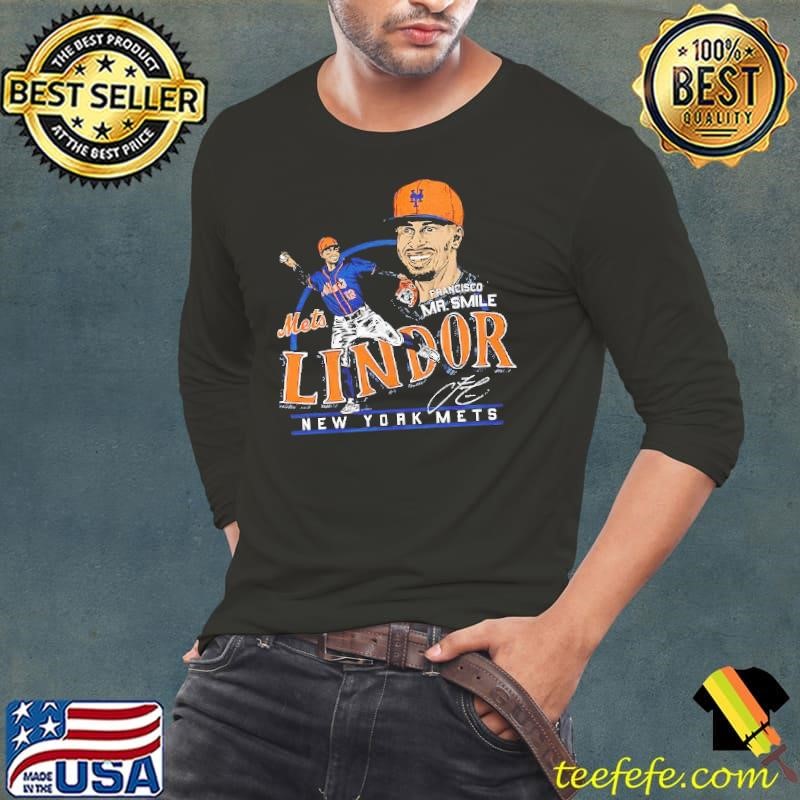 Francisco Lindor New York Mets MLB baseball player graphic shirt