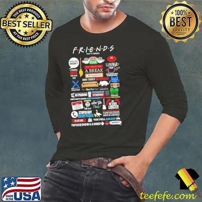Friends the tv series paper snopw a ghost shirt