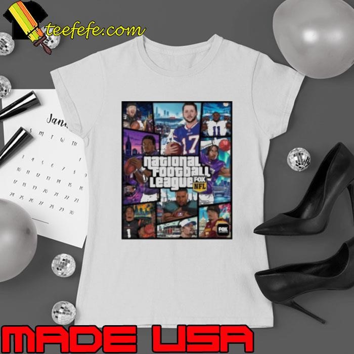 GTA VI NFL Edition National Football League 2026 Ladies tee